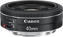 Canon Ef 40 Mm F2.8 Stm 52 Mm Objectif (Adapt� À Canon Ef) Noir