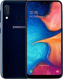 Image of Samsung Galaxy A20e Dual SIM 32GB blauw (Refurbished)