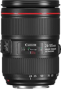 Image of Canon EF 24-105 mm F4.0 IS L USM II 77 mm filter (geschikt voor Canon EF) zwart (Refurbished)