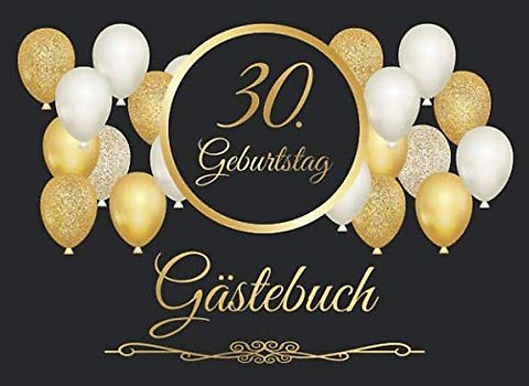30. Geburtstag Gästebuch Vintage Gästebuch Zum Eintragen und zum