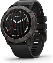 Garmin Fenix 6X Sapphire 51 mm nero con cinturino