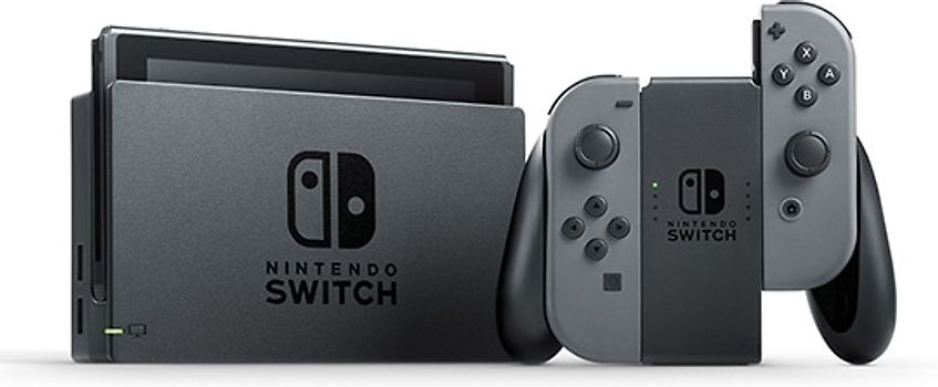 Nintendo Switch 32 GB [inkl. Controller Grau/Grau] schwarz