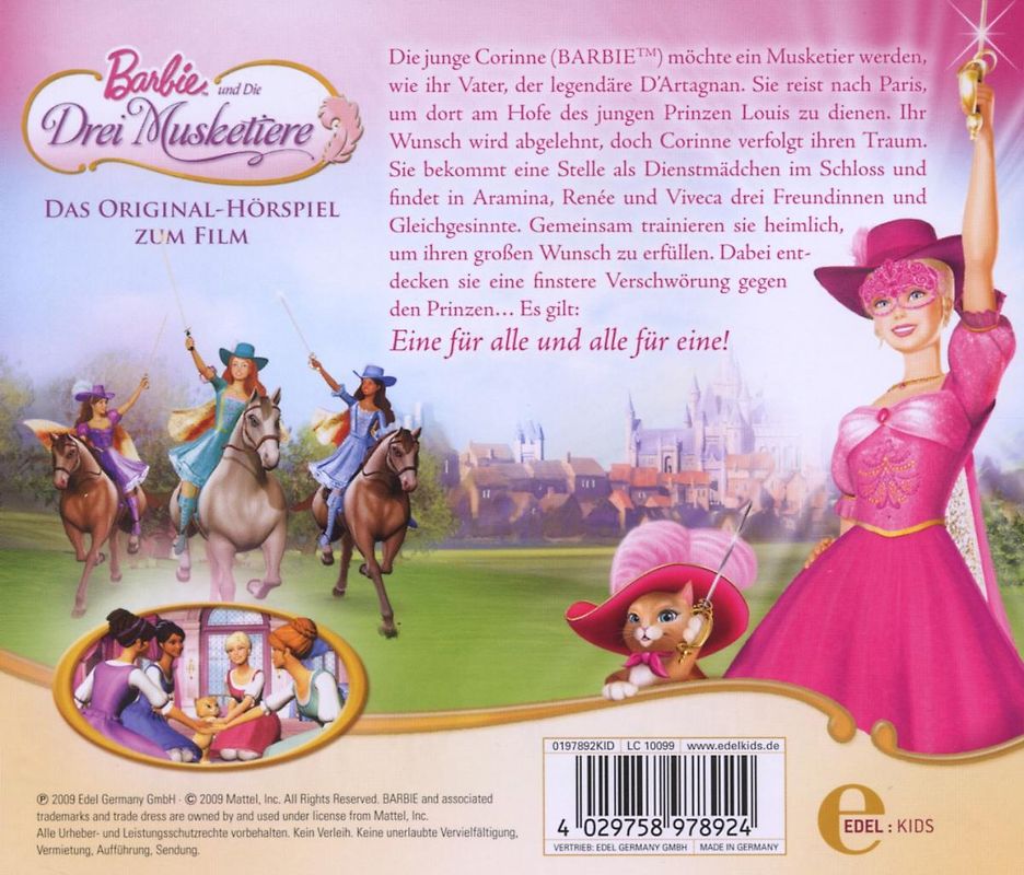Barbie and the alterable musketeers 123movies