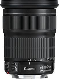 Image of Canon EF 24-105 mm F3.5-5.6 IS STM 77 mm filter (geschikt voor Canon EF) zwart (Refurbished)