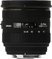 Sigma 24-70 Mm F2.8 Dg Ex Hsm 82 Mm Objectif (Adapt� À Nikon F) Noir