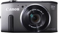 Canon Powershot Sx270 Hs Appareil Photo Numérique Compact 12,1 Mpix Écran LCD 3" Zoom Optique 20X Gris
