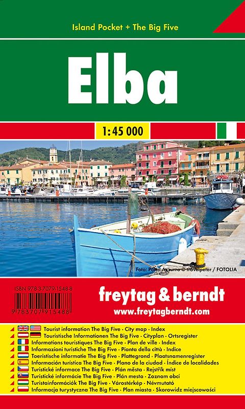 Elba, Island Pocket, Autokarte 1:45.000