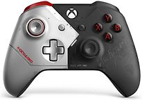 Microsoft Xbox One X draadloze Controller [Cyberpunk 2077 Limited Edition] zwart grijs - refurbished
