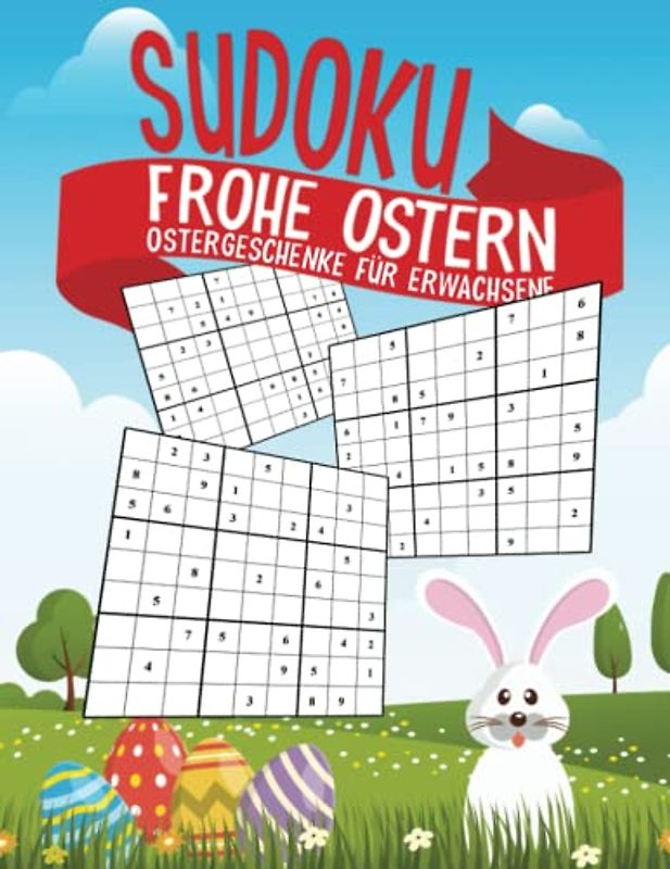  Foto zu Frohe Ostern - Sudoku Ostergeschenke für Erwachsene: 192 Rätsel Von 