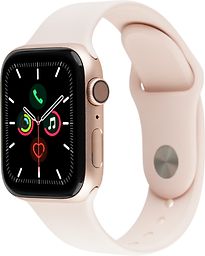 Apple Watch Serie 4 44 mm cassa in alluminio oro con Loop sportivo rosa sabbia [Wi-Fi]