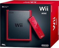 Nintendo Wii mini [con Remote Plus e Nunchuk] rosso