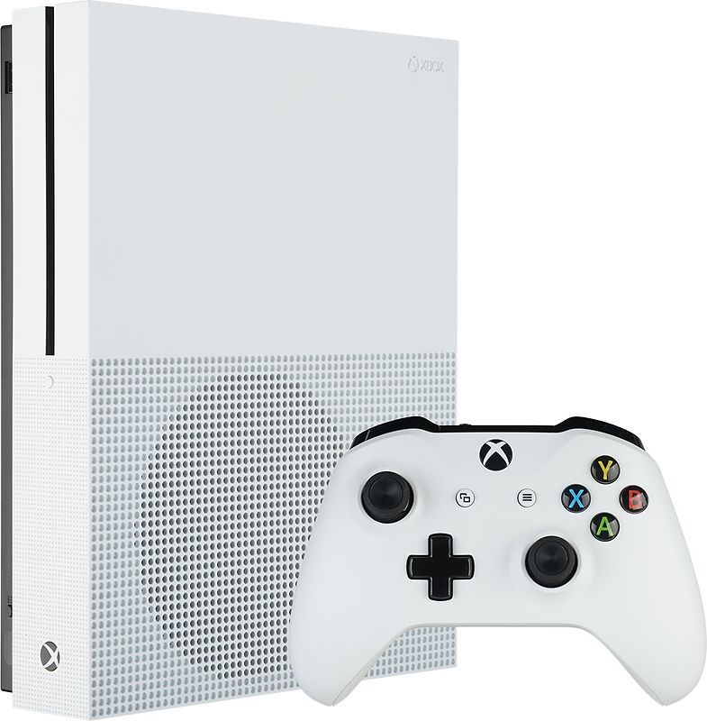 Rebuy Xbox One S 500GB [incl. draadloze controller, verticale standaard] wit aanbieding