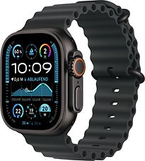 Apple Watch Ultra 2 49 mm Cassa in Titanio Nero con Cinturino Ocean colore Nero [Wi-Fi + Cellulare]