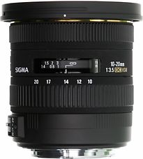 Image of Sigma 10-20 mm F3.5 DC EX HSM 82 mm filter (geschikt voor Nikon F) zwart (Refurbished)