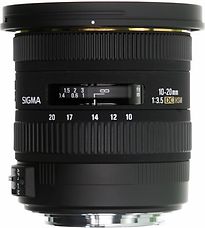 Sigma 10-20 mm F3.5 DC EX HSM 82 mm Obiettivo