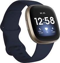 Fitbit Versa 3 40 mm oro con cinturino sport azul