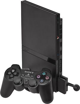 Sony PlayStation 2 slim [incl. Controller] zwart