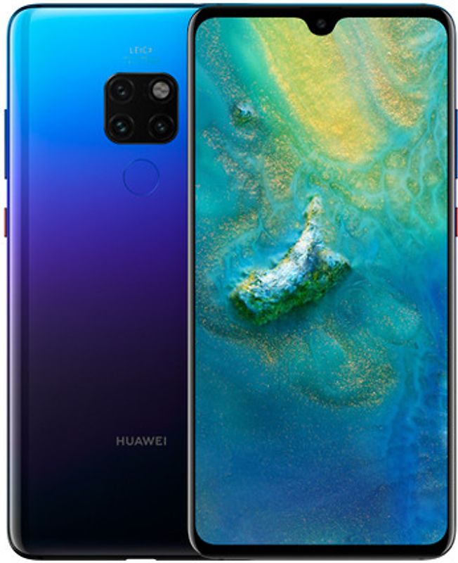Rebuy Huawei Mate 20 Dual SIM 128GB paarsblauw aanbieding