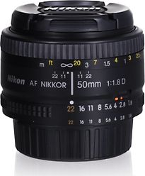 Nikon Af Nikkor 50 Mm F1.8 D 52 Mm Objectif (Adapt� À Nikon F) Noir
