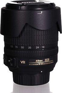 Image of Nikon AF-S DX NIKKOR 18-105 mm F3.5-5.6 ED G VR DX 67 mm filter (geschikt voor Nikon F) zwart (Refurbished)