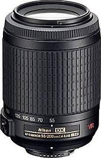 Nikon AF-S DX NIKKOR 55-200 mm F4.0-5.6 ED G IF VR 52mm Obiettivo (compatible con Nikon F) nero