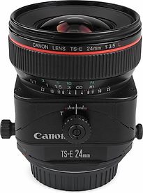 Canon TS-E 24 mm F3.5 L 72 mm filter (geschikt voor Canon EF) zwart