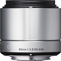 Sigma A 60 Mm F2.8 Dn 46 Mm Objectif (Adapté À Micro Four Thirds) Argent