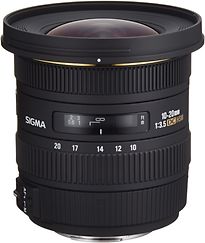 Image of Sigma 10-20 mm F3.5 DC EX HSM 82 mm filter (geschikt voor Sony A-mount) zwart (Refurbished)