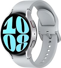 Image of Samsung Galaxy Watch6 44 mm aluminium kast silver op sportbandje S/M silver [wifi + 4G] (Refurbished)