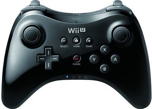Mando Wii U PRO Negro Reacondicionado. NINTENDO