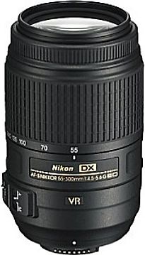 Image of Nikon AF-S DX NIKKOR 55-300 mm F4.5-5.6 ED G VR 58 mm filter (geschikt voor Nikon F) zwart (Refurbished)