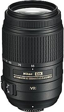 Nikon AF-S DX NIKKOR 55-300 mm F4.5-5.6 ED G VR 58...