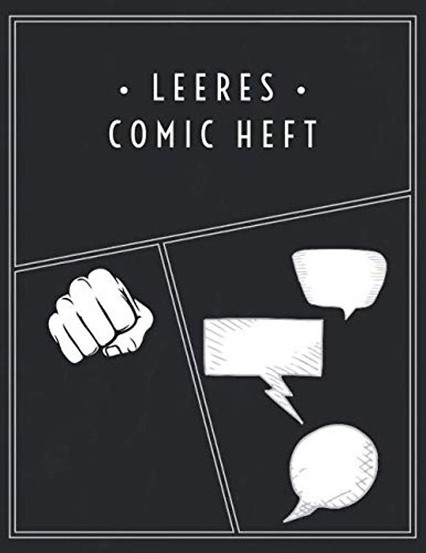 Leeres Comic Heft: Comicheft Leer Zum Selbstgestalten | Ohne ...