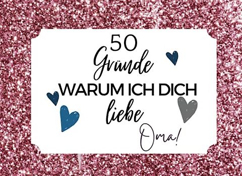 Warum ich dich lieb hab, Oma ! Ausfüllbuch Eine tolle Liebeserklärung