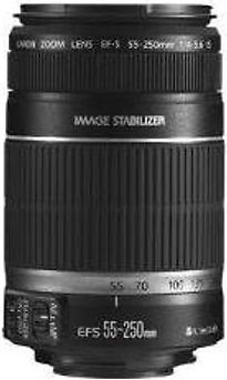 Canon EF-S 55-250 mm F4.0-5.6 IS 58 mm Obiettivo (compatible con Canon EF-S) nero