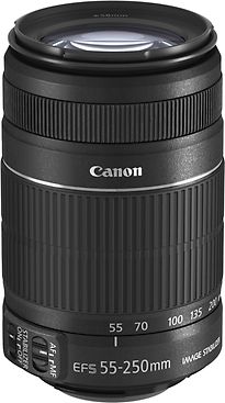 Canon EF-S 55-250 mm F4.0-5.6 IS II 58 mm Obiettivo (compatible con Canon EF-S) nero