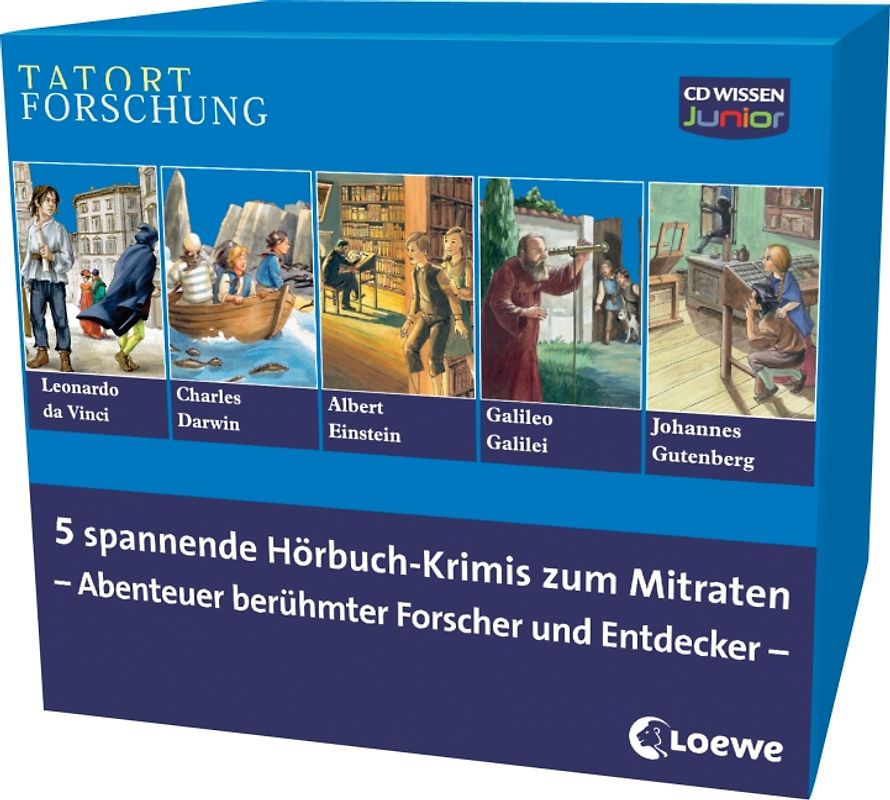 CD WISSEN Junior - Tatort Forschung - Sammelbox