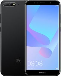 Image of Huawei Y6 2018 Dual SIM 16GB zwart (Refurbished)