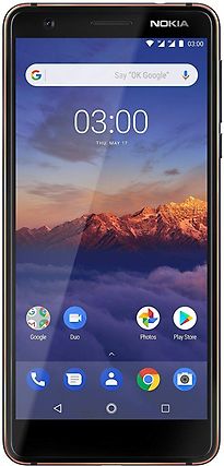 Smartphone Nokia 3.1 Double Sim 16 Go Bleu