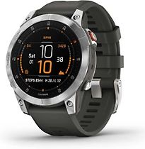 Garmin epix (Gen 2) 47 mm grijs met grijze polsband [wifi, Standard] - refurbished