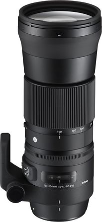 Sigma C 150-600 Mm F5.0-6.3 Dg Hsm Os 95 Mm Objectif (Adapt� À Canon Ef) Noir