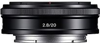 Sony E 20 Mm F2.8 49 Mm Objectif (Adapt� À Sony E-Mount) Noir