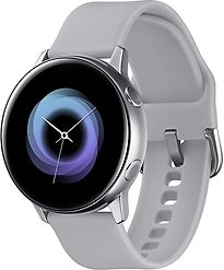 Image of Samsung Galaxy Watch Active 40 mm zilver met sportarmband grijs [wifi] (Refurbished)