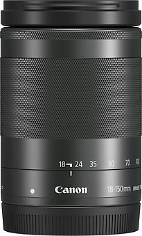 Canon 18-150 mm F3.5-6.3 IS STM 55 mm Obiettivo (compatible con Canon EF-M) nero