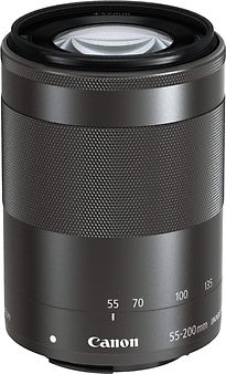 Image of Canon EF-M 55-200 mm F4.5-6.3 IS STM 52 mm filter (geschikt voor Canon EF-M) zwart (Refurbished)