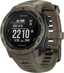 Garmin Instinct 45 Mm Brun Clair Et Bracelet En Silicone Brun Clair