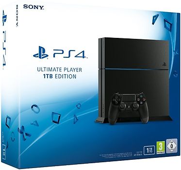Sony PlayStation 4 1 TB [Ultimate Player Edition inkl. Wireless Controller] matt schwarz