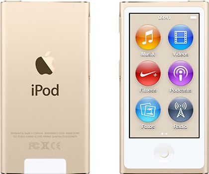 systematisch Implicaties Glad Refurbished Apple iPod nano 7G 16GB goud [2015] kopen | rebuy
