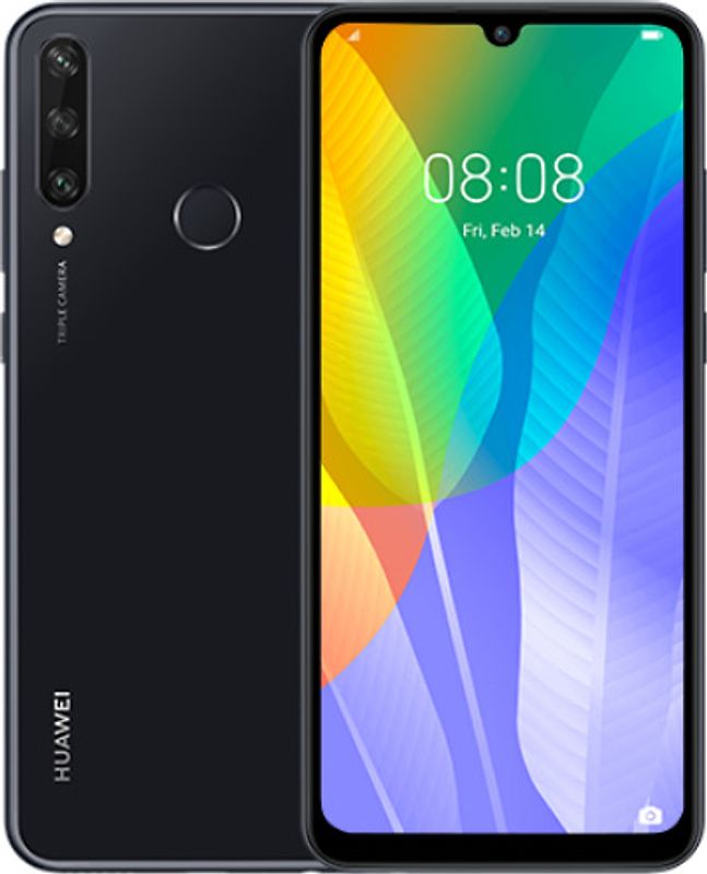 Rebuy Huawei Y6p Dual SIM 64GB zwart aanbieding