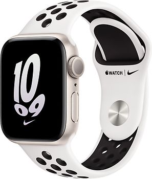 Refurbished Apple Watch SE 2022 40 mm beige aluminium kast op